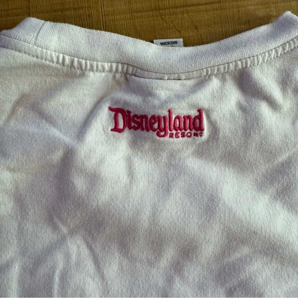 Disney Parks Minnie Mouse Polka Dot Puff Sleeve‎ Sweatshirt White Girls XL 14A